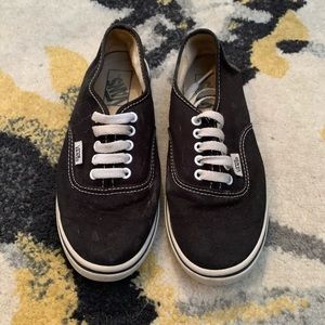 Black Vans - Women’s Size 6 - Men’s Size 4.5